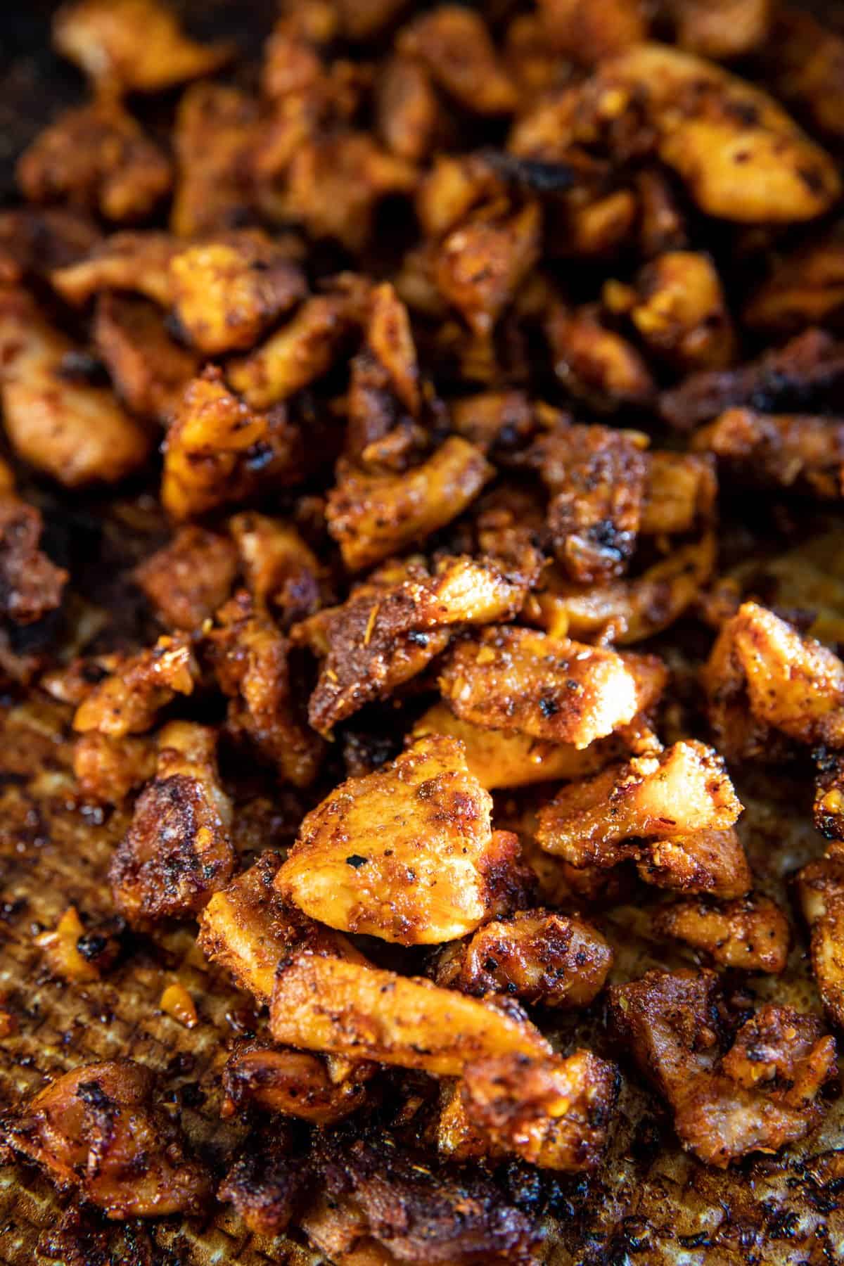 Quick Sheet Pan Chicken Gyros with Feta Tzatziki | halfbakedharvet.com