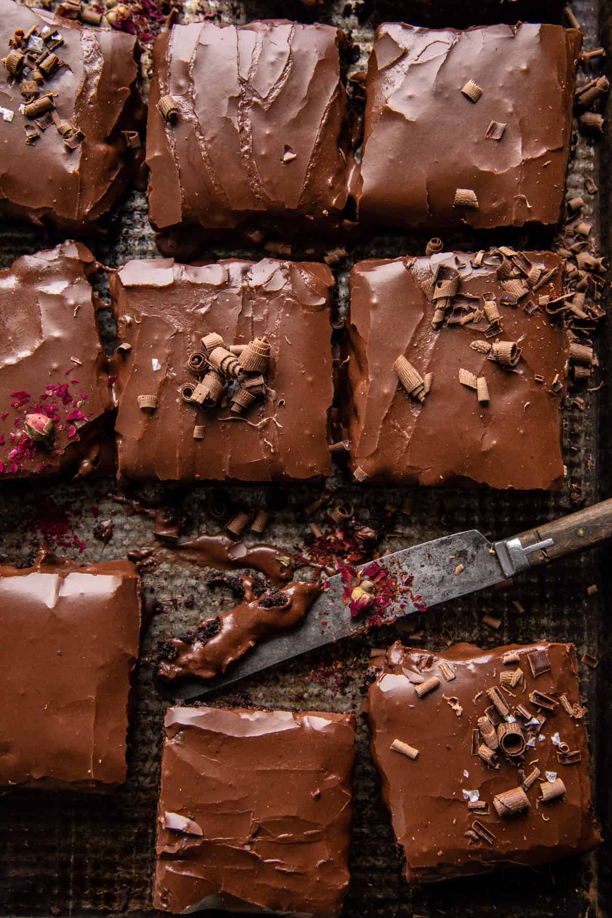 Retro-Style Chocolate Sheet Cake | halfbakedharvest.com