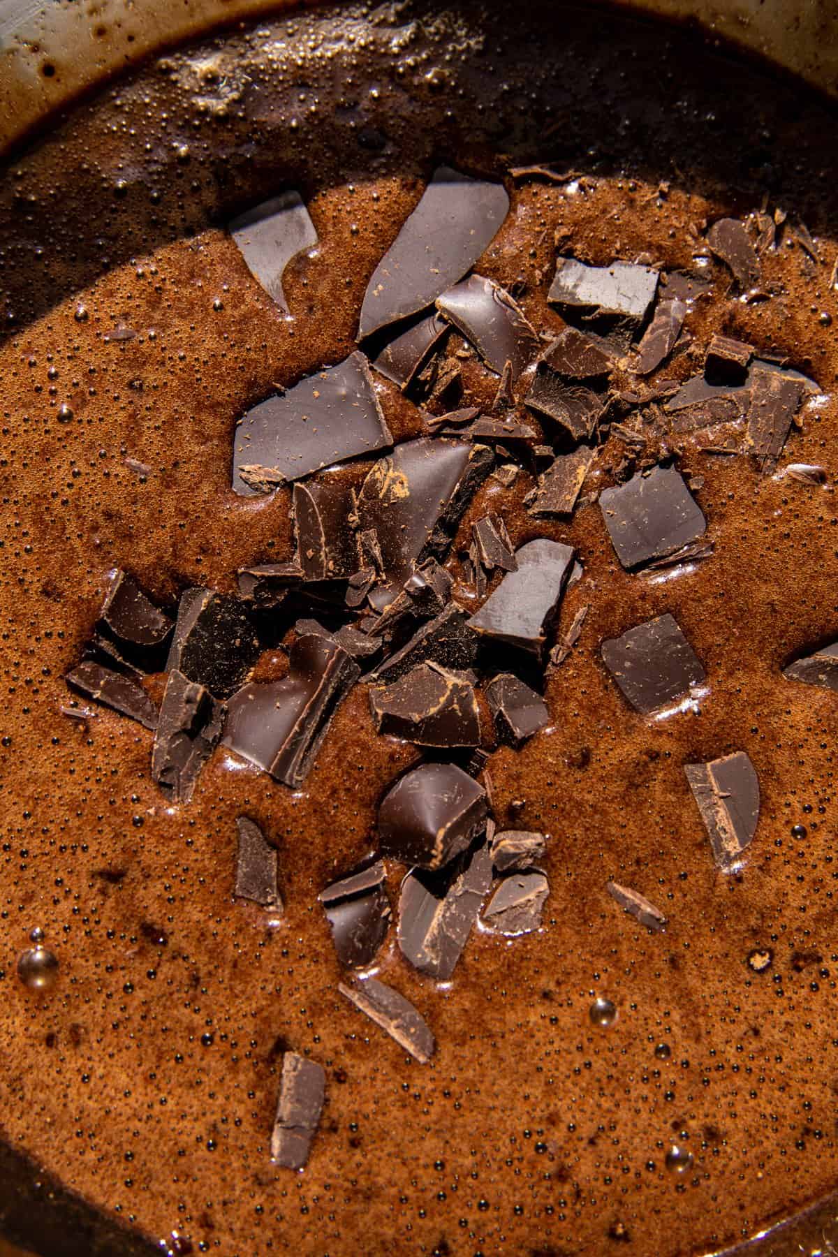 brownie batter before baking 