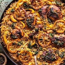 One Skillet Louisiana Style Chicken and Rice | halfbakedharvest.com