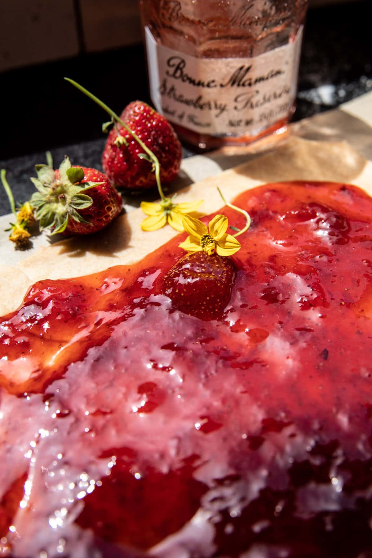 Giant Frosted Strawberry Pop-Tart halfbakedharvest.com