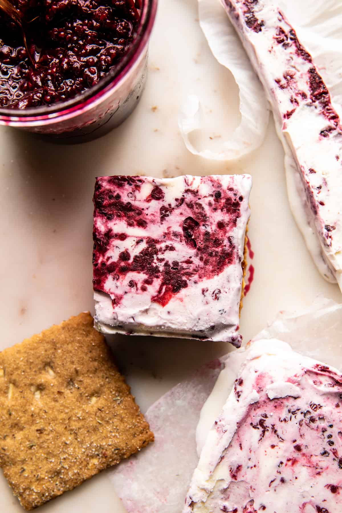 Blackberry Lavender Ice Cream Sandwiches | halfbakedharvest.com