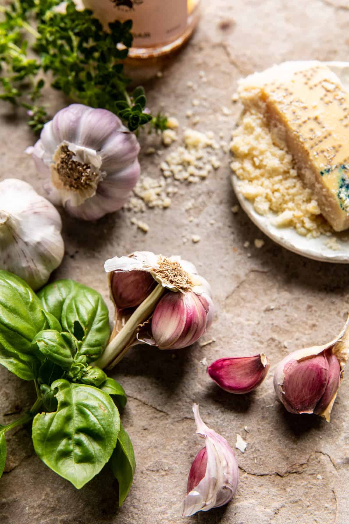 Caprese Garlic Bread with Crispy Prosciutto | halfbakedharvest.com