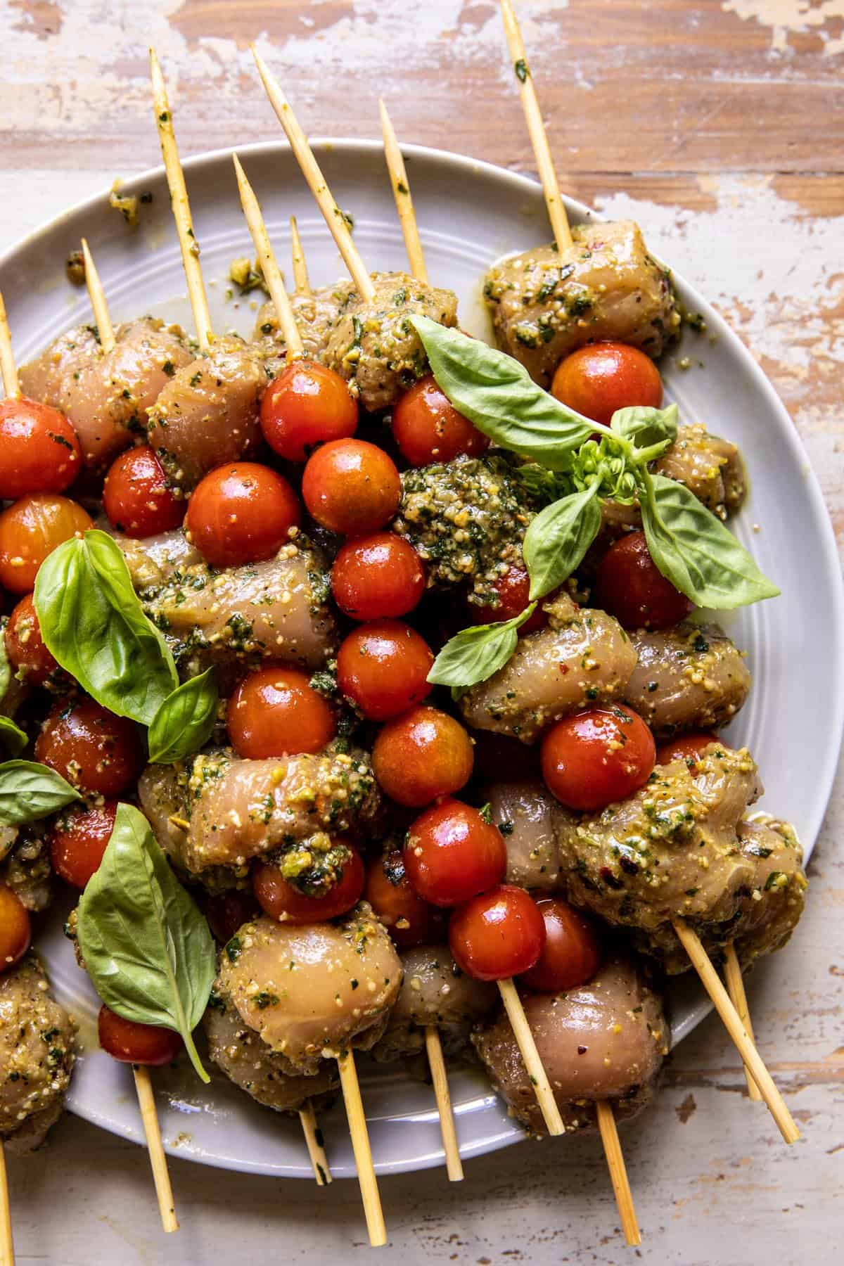 Charred Peppers with Marinated Feta and Tzatziki | halfbakedharvest.com