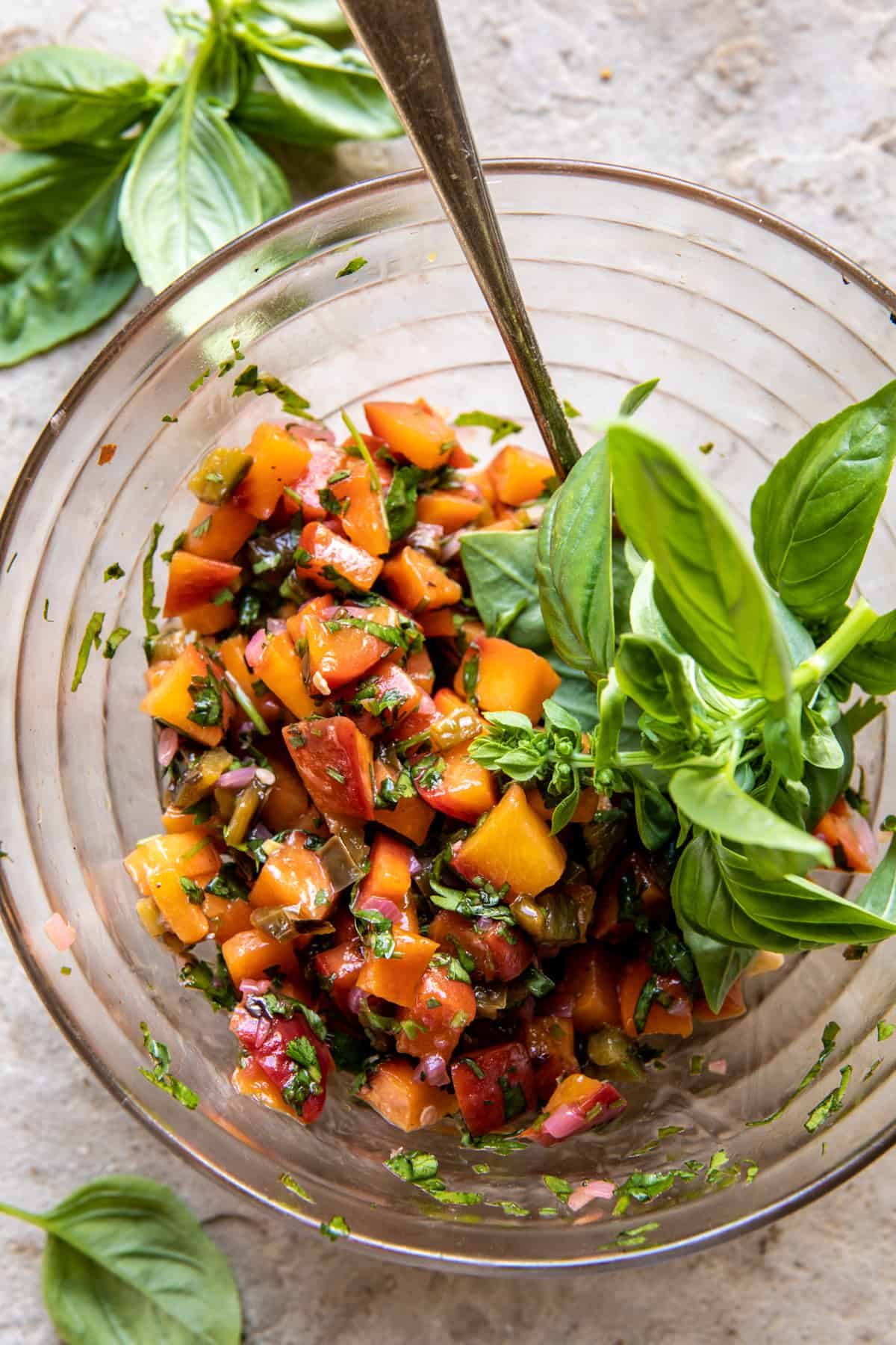 Crispy BBQ Salmon Bowls with Roasted Jalapeño Peach Salsa | halfbakedharvest.com
