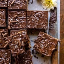 Chewy Chocolate Scotcheroos | halfbakdharvest.com