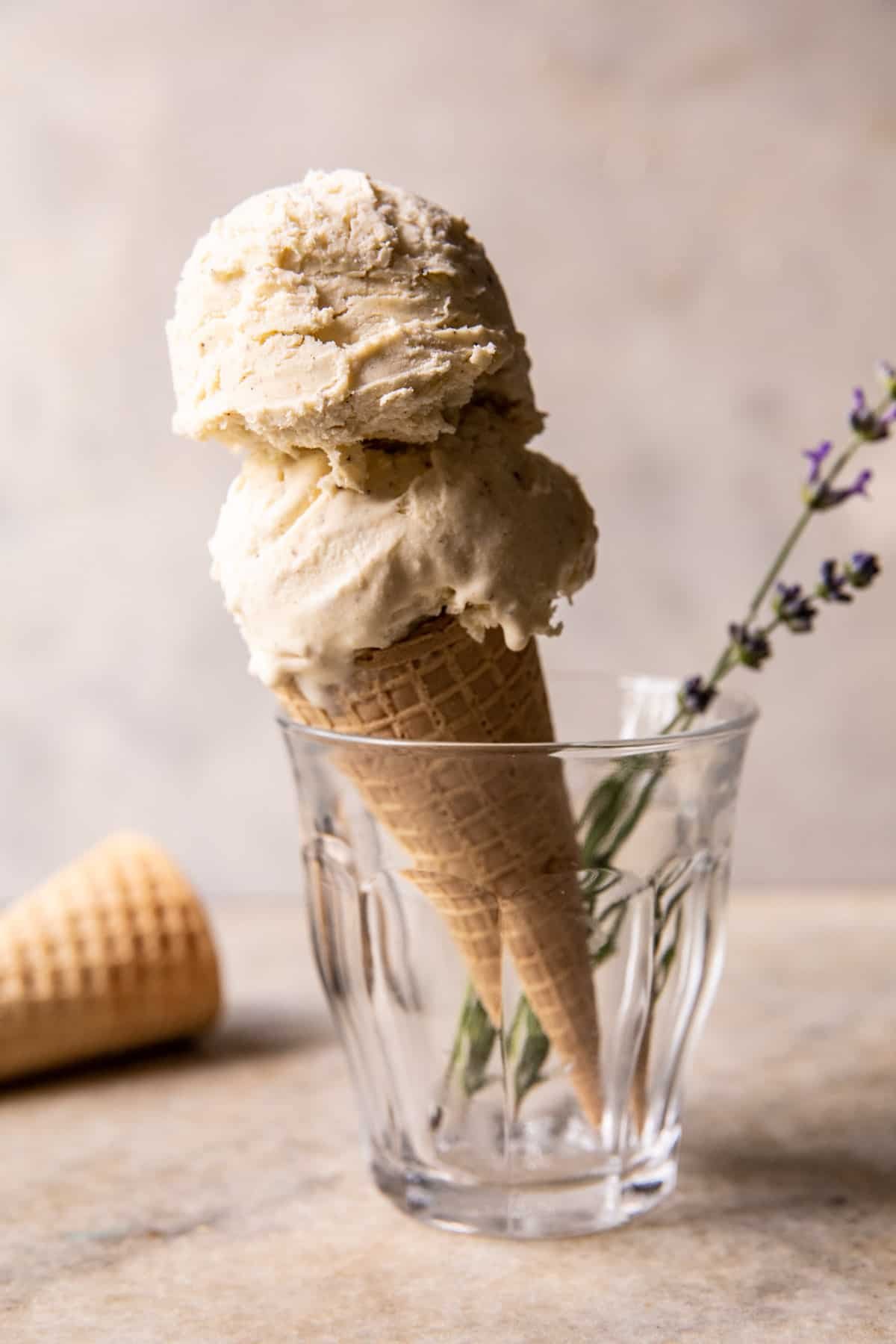 No Churn Vanilla Bean Olive Oil Ice Cream | halfbakedharvest.com