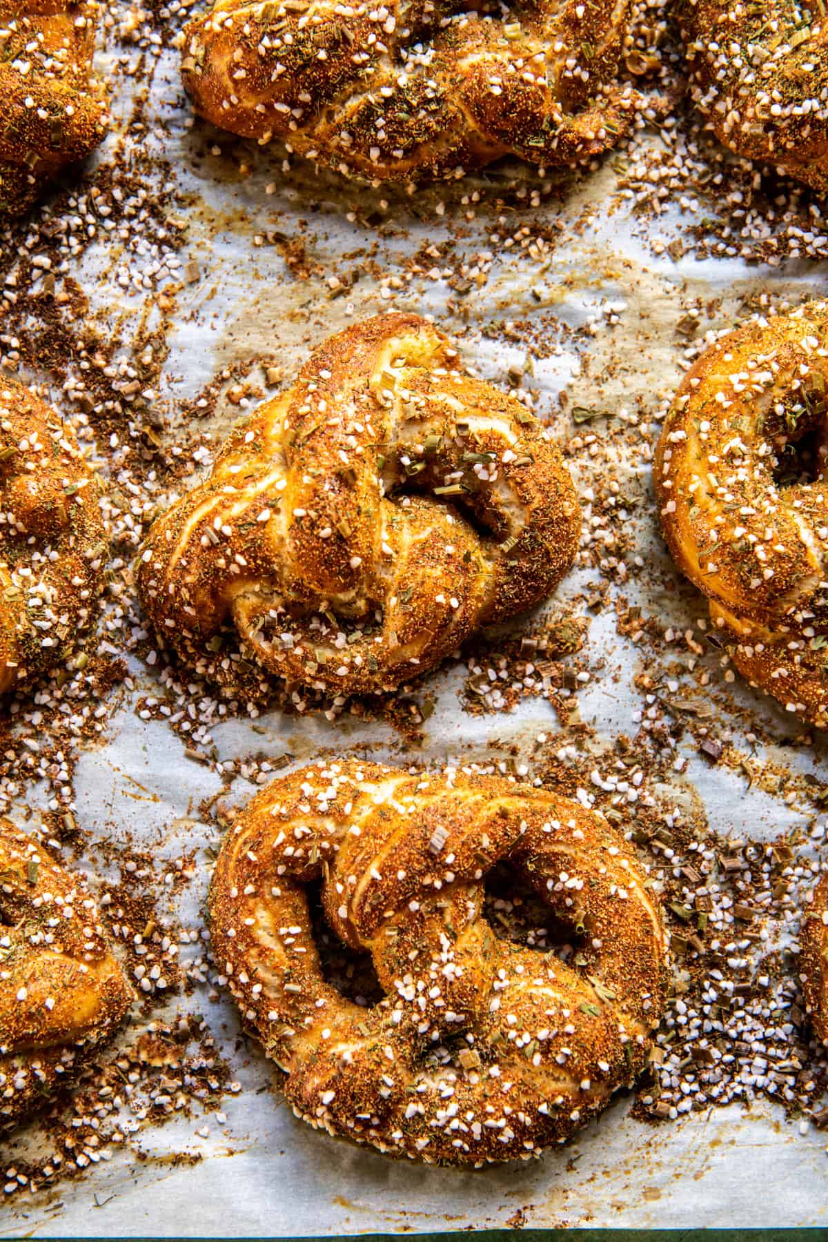 Mini Ranch Pretzels with Buffalo Cheese Sauce | halfbakedharvest.com