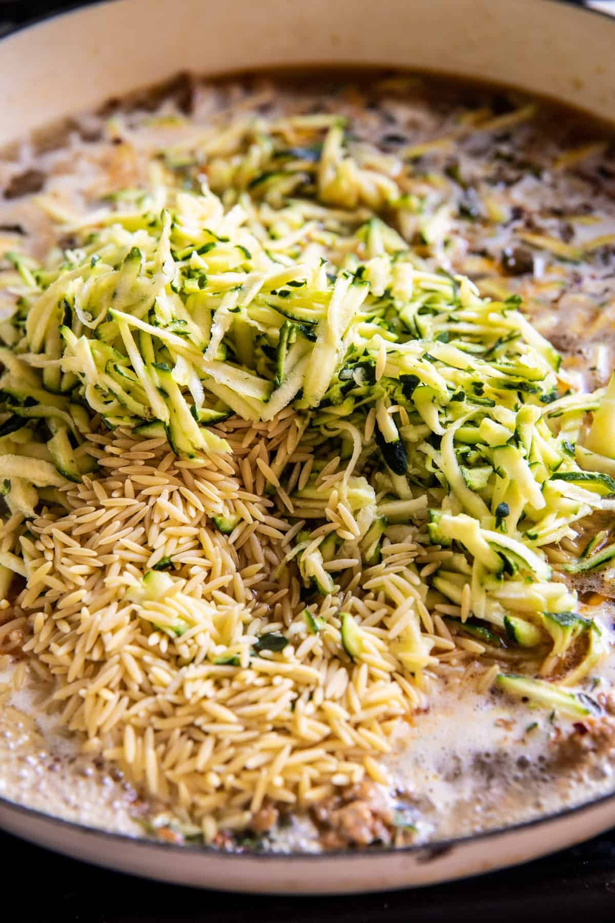 One Pot Creamy Sun-Dried Tomato Orzo | halfbakedharvest.com