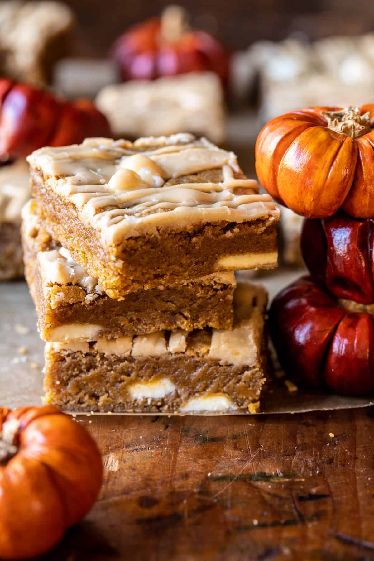 Brown Sugar Maple Pumpkin Butter Bars | halfbakedharvest.com