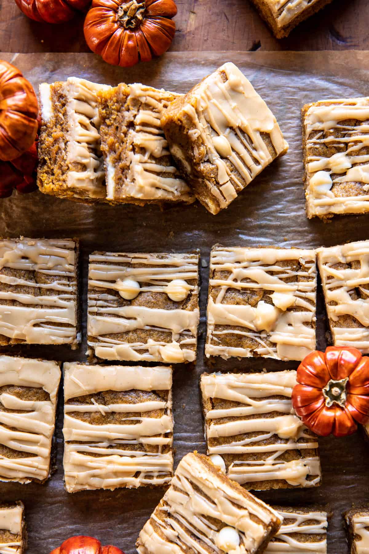 Brown Sugar Maple Pumpkin Butter Bars | halfbakedharvest.com