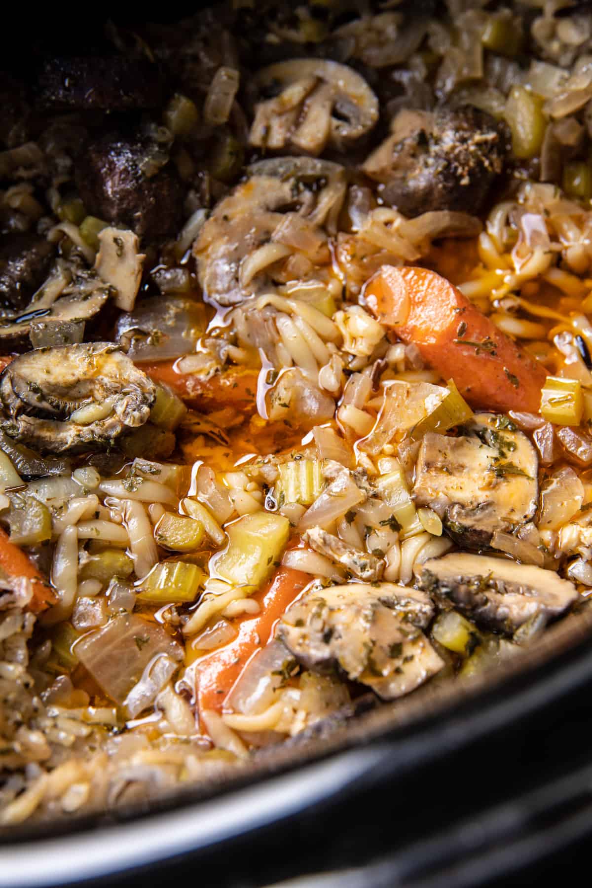 Crockpot Herb Butter Chicken and Wild Rice | halfbakedharvest.com