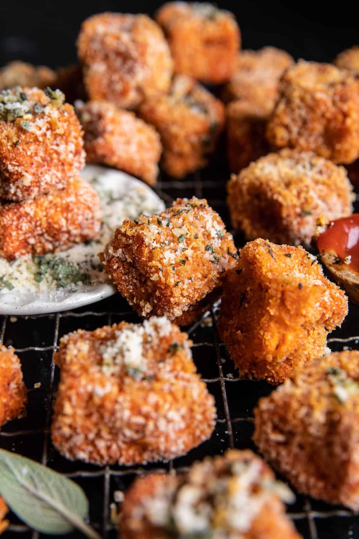 Crispy Cheesy Sweet Potato Bites | halfbakedharvest.com