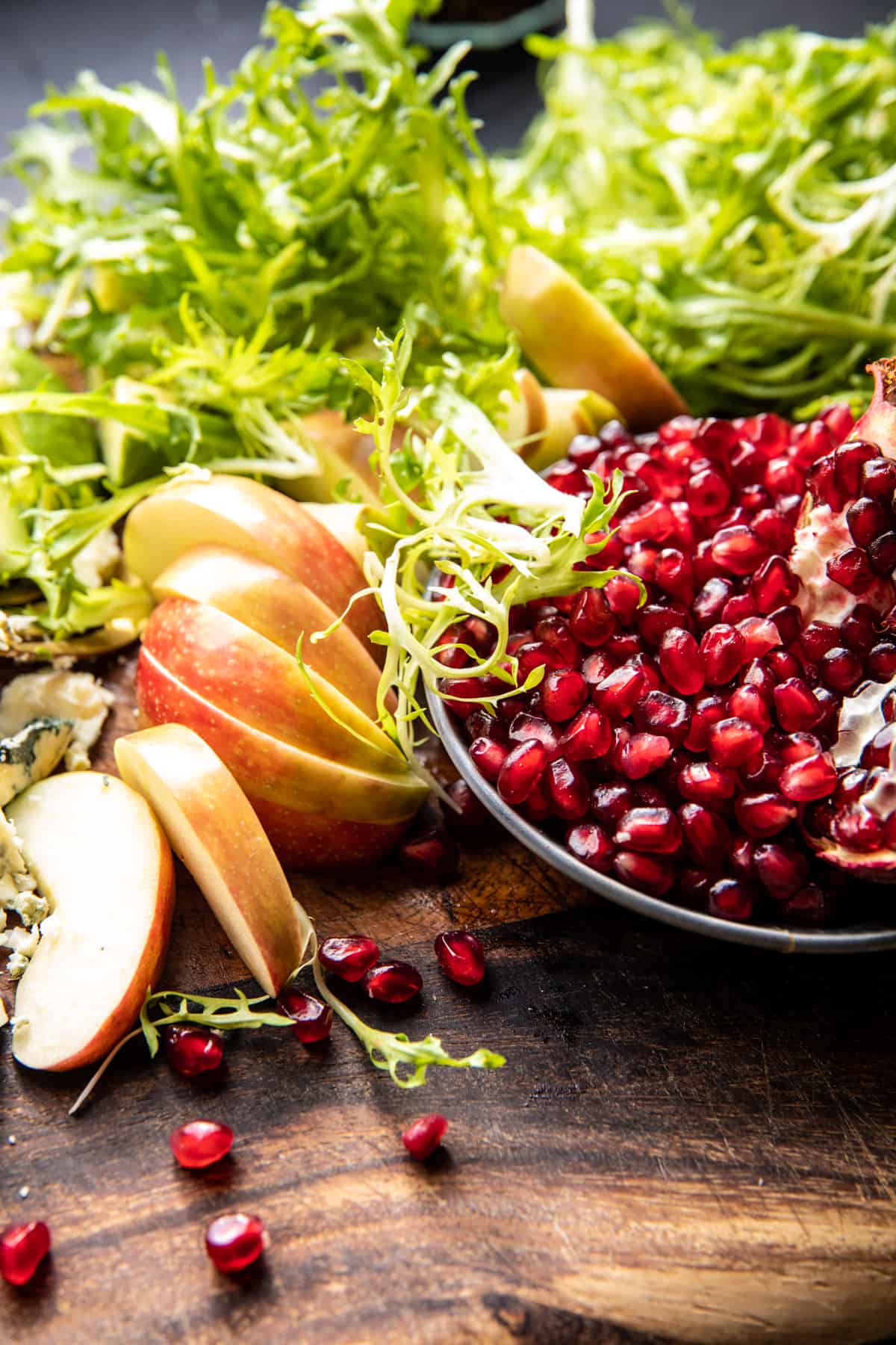 Christmas Salad with Honey Mustard Dressing | halfbakedharvest.com