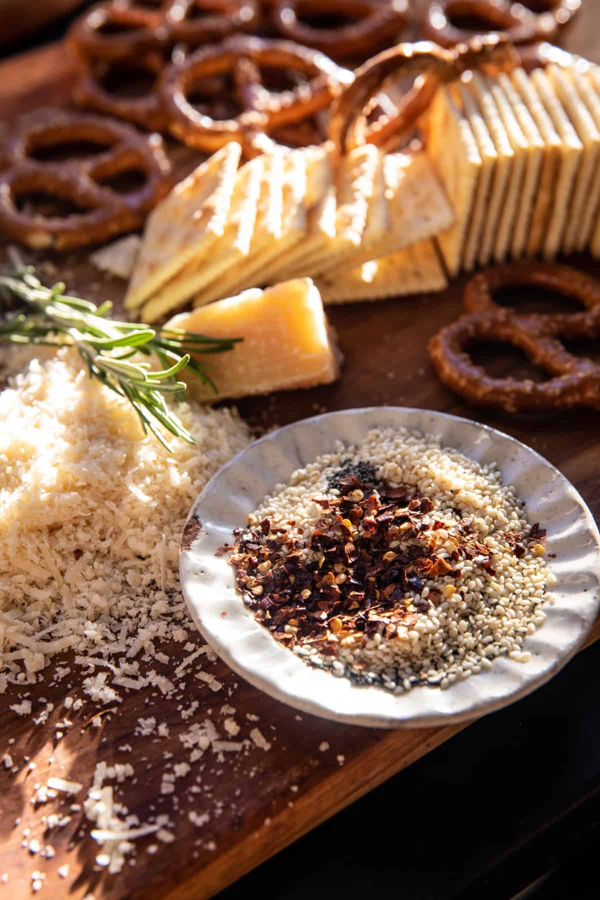 Everything Ranch Crackers and Pretzels | halfbakedharvest.com