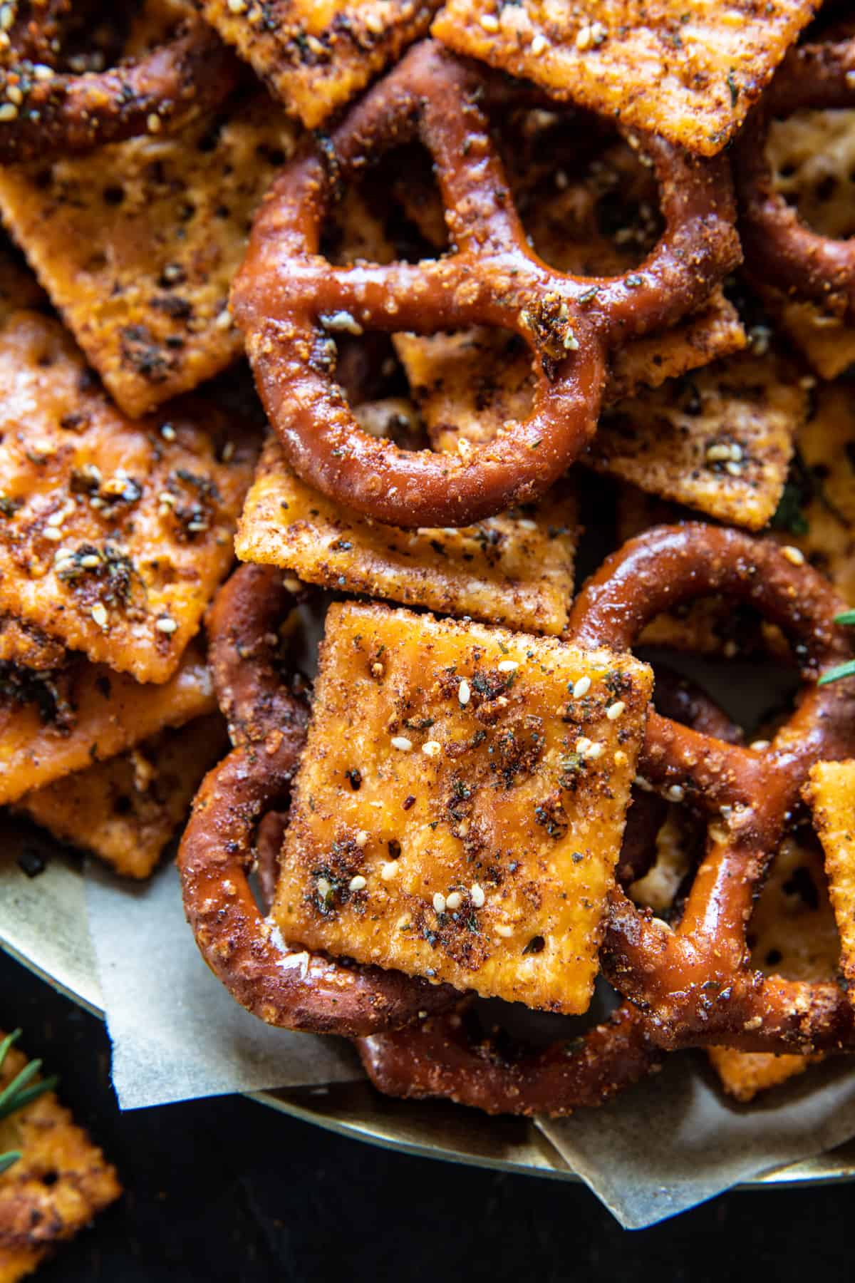 Everything Ranch Crackers and Pretzels | halfbakedharvest.com