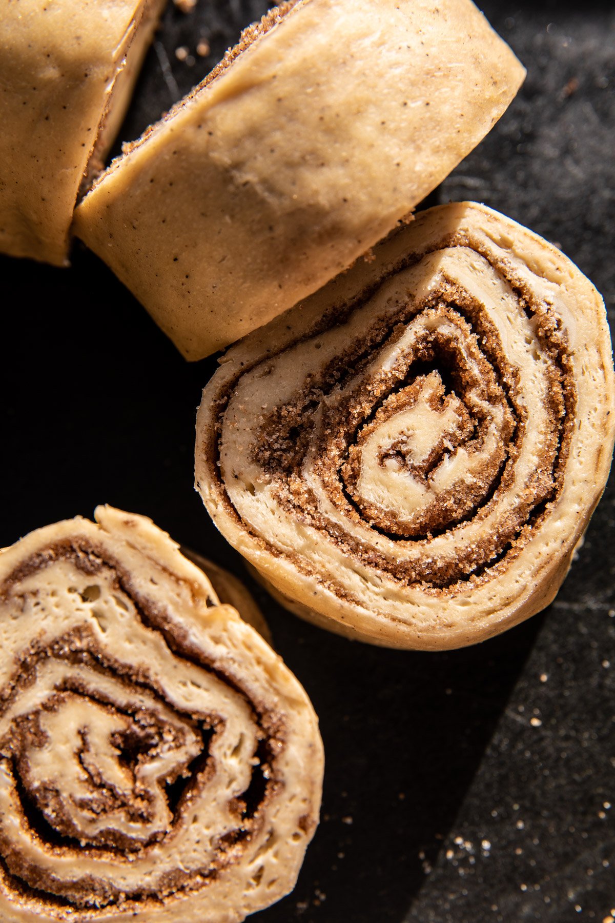 Fluffy Christmas Cinnamon Rolls with Caramel Cream Cheese Icing | halfbakedharvest.com