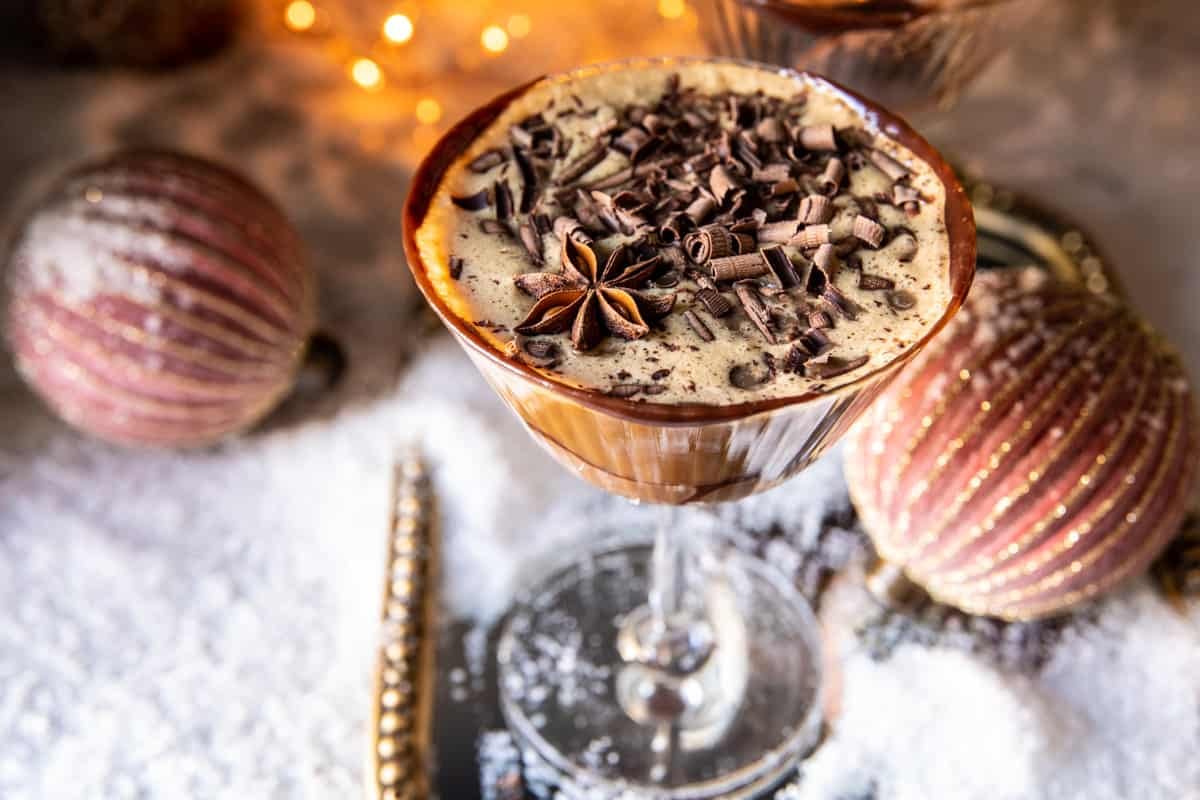 Old Saint Nick's Chocolate Espresso Martini | halfbakedharvest.com
