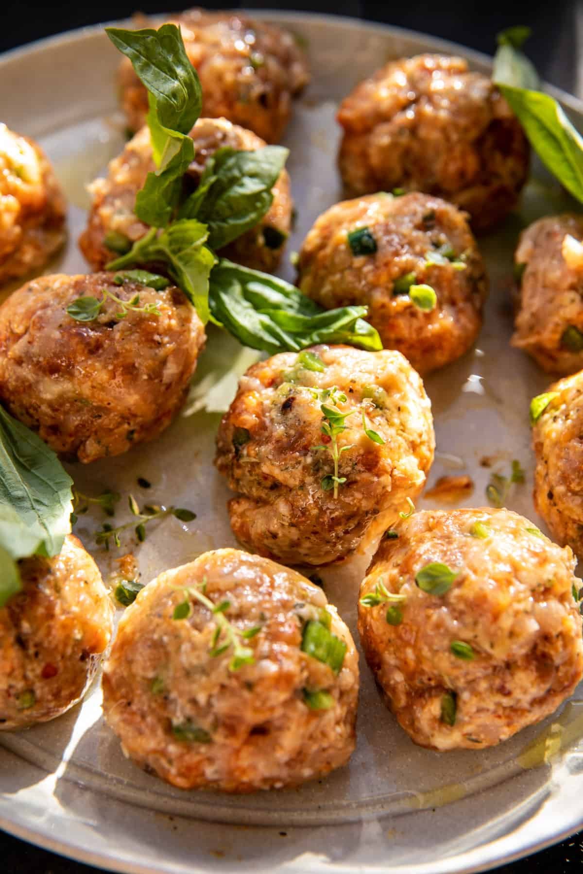 Saucy Braised Garlic Butter Meatballs with Orzo | halfbakedharvest.com