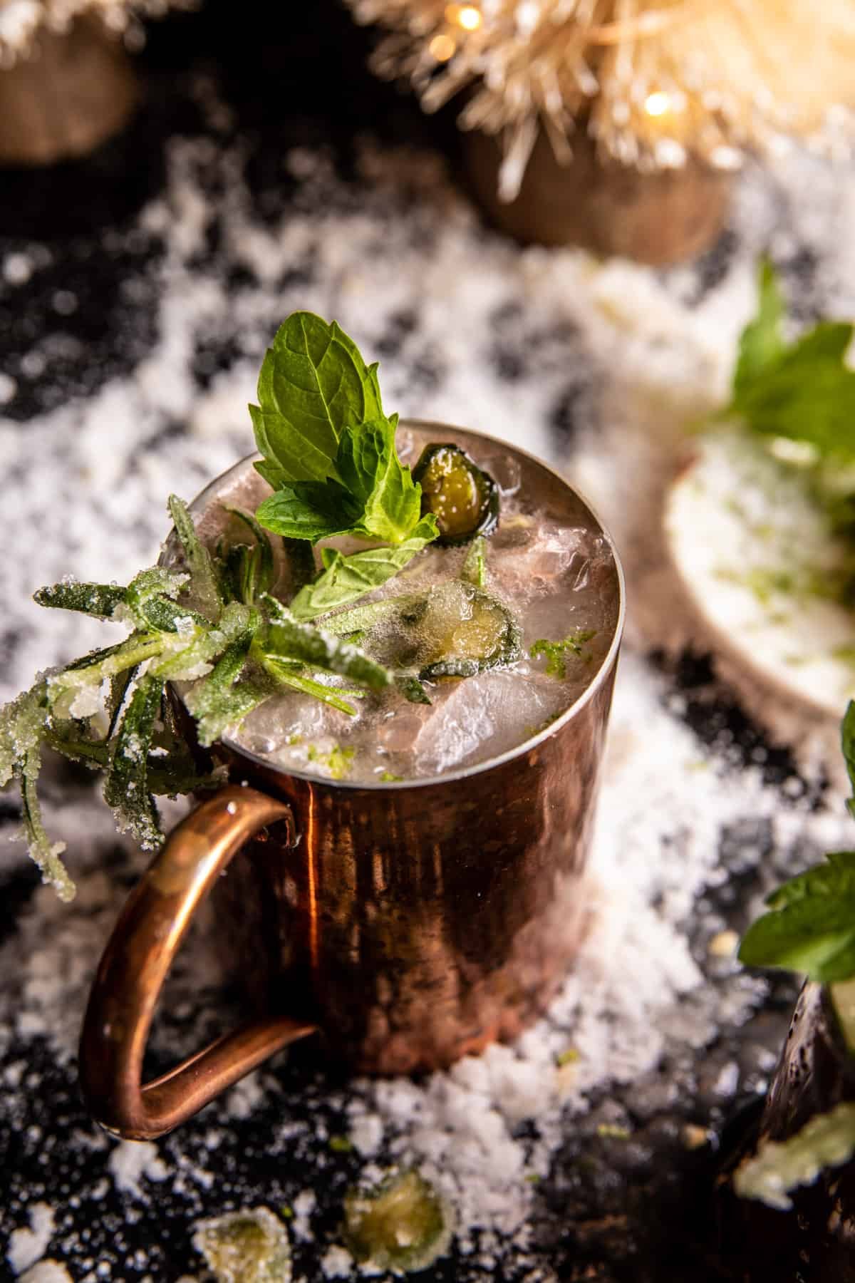 Spicy Jalapeño Ginger Moscow Mule (with Mocktail) | halfbakedharvest.com