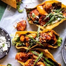 Crispy Sesame Ginger Chicken Tacos | halfbakedharvest.com