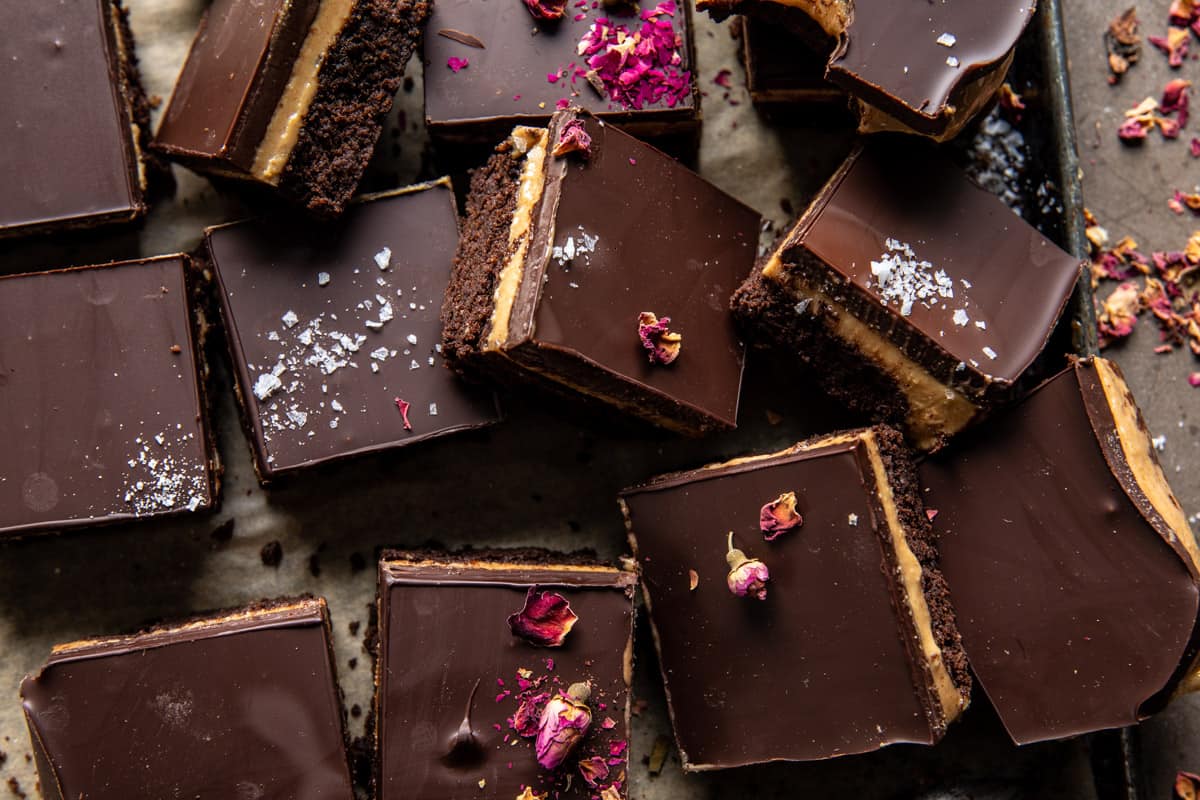 Healthier Buckeye Brownies | halfbakedharvest.com