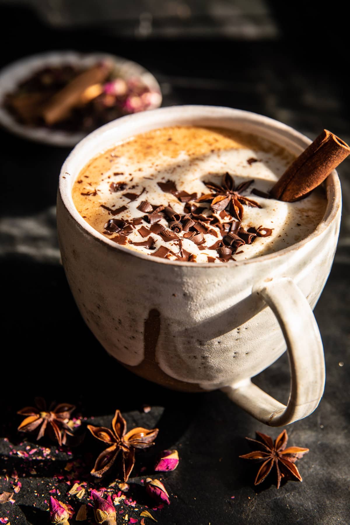 Vanilla Chai Hot Chocolate | halfbakedharvest.com