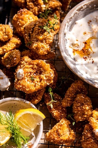 Baked Artichokes with Honey Whipped Feta | halfbakedharvest.com