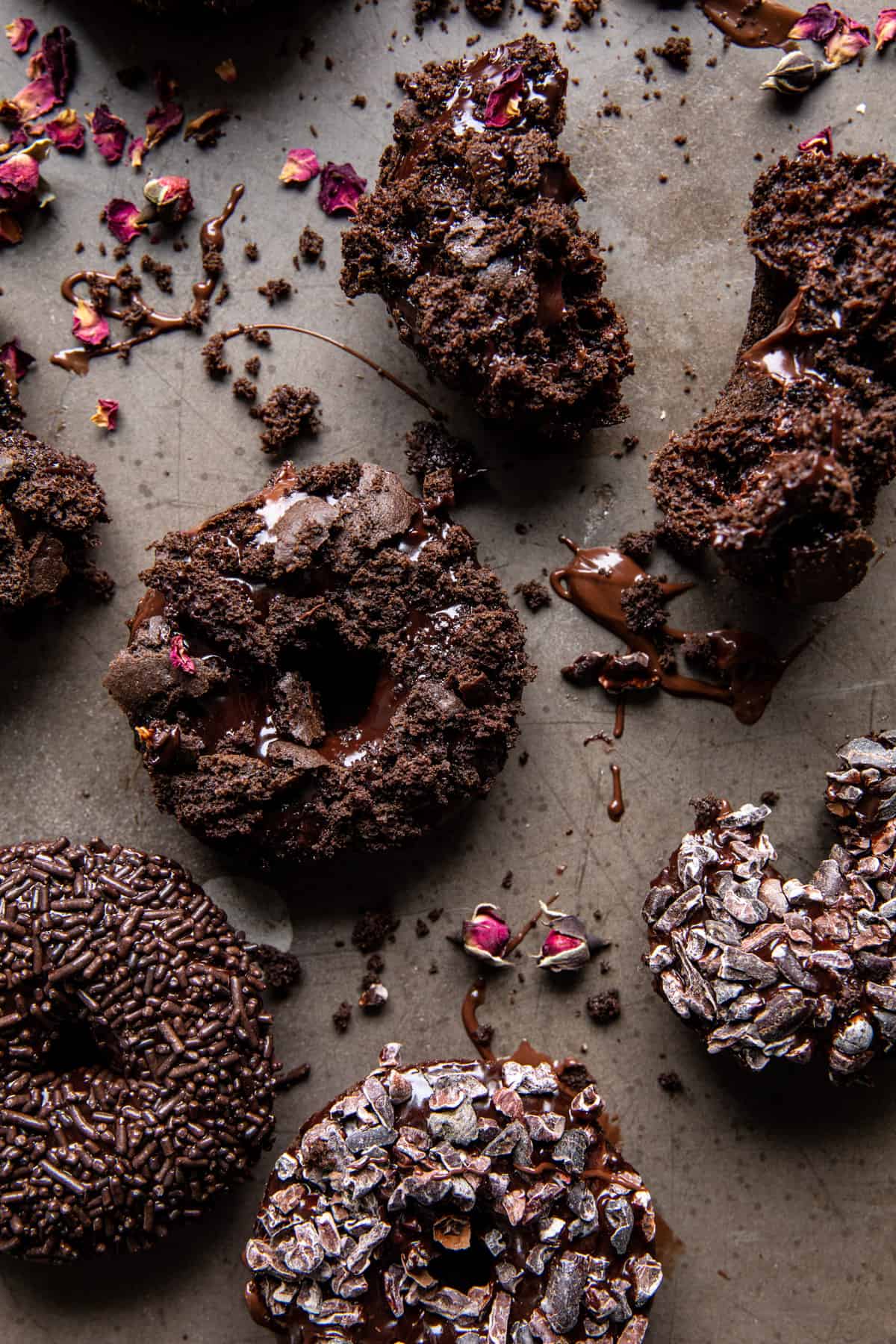 Baked Blackout Doughnuts | halfbakedharvest.com