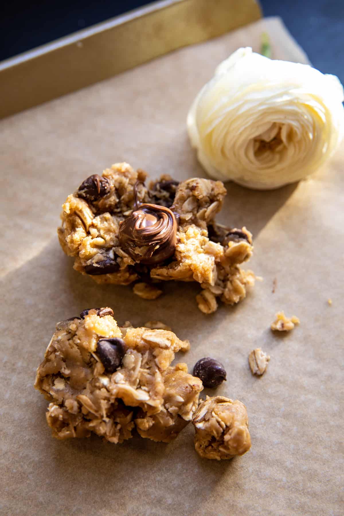 Chocolate Chip Nutella Oatmeal Cookies | halfbakedharvest.com
