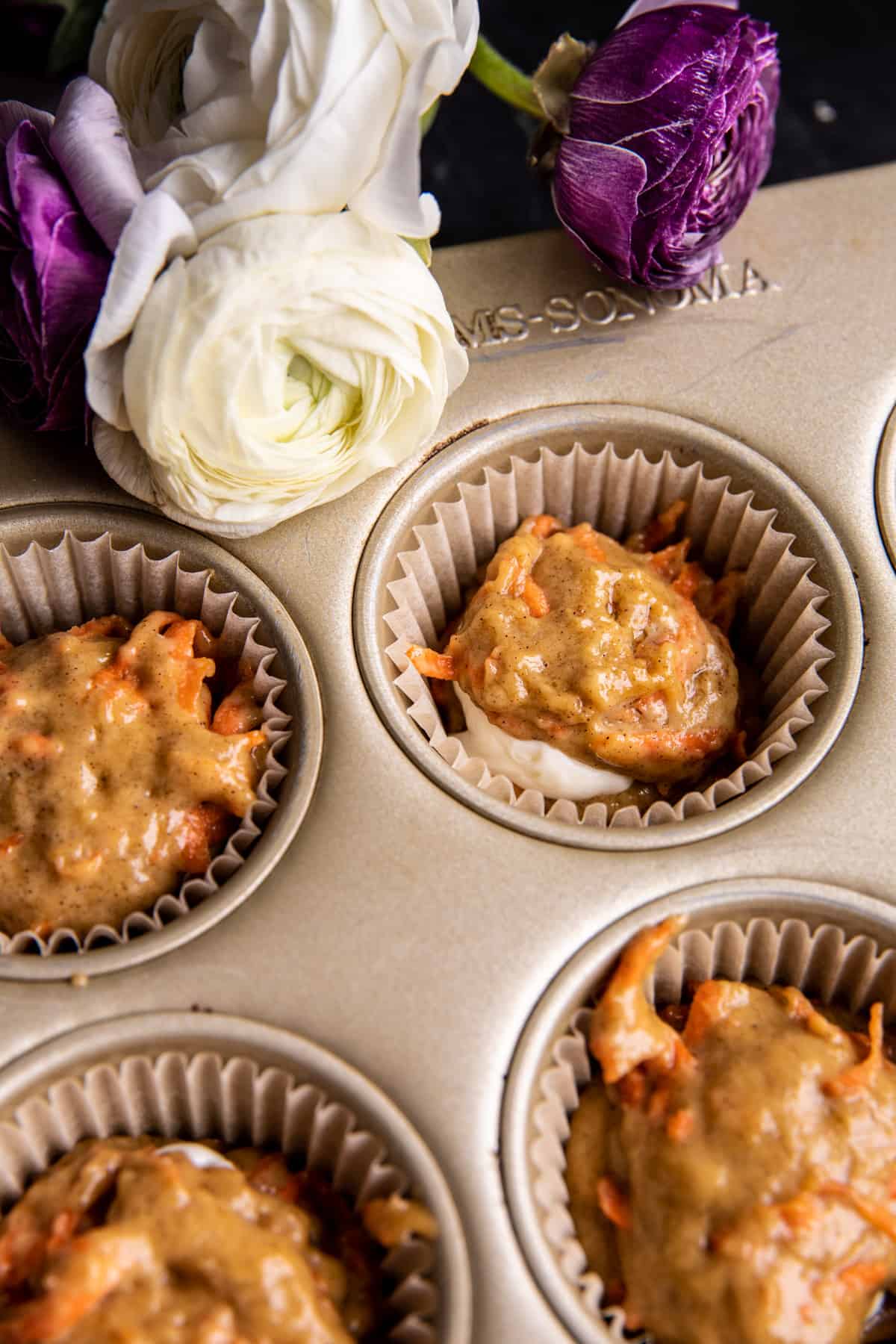 Cream Cheese Swirled Cinnamon Carrot Cake Muffins | halfbakedharvest.com