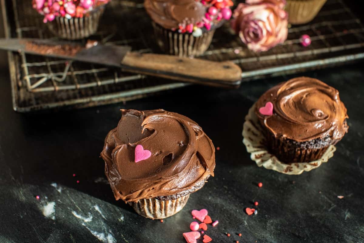 Simple Chocolate Celebration Cupcakes | halfbakedharvest.com