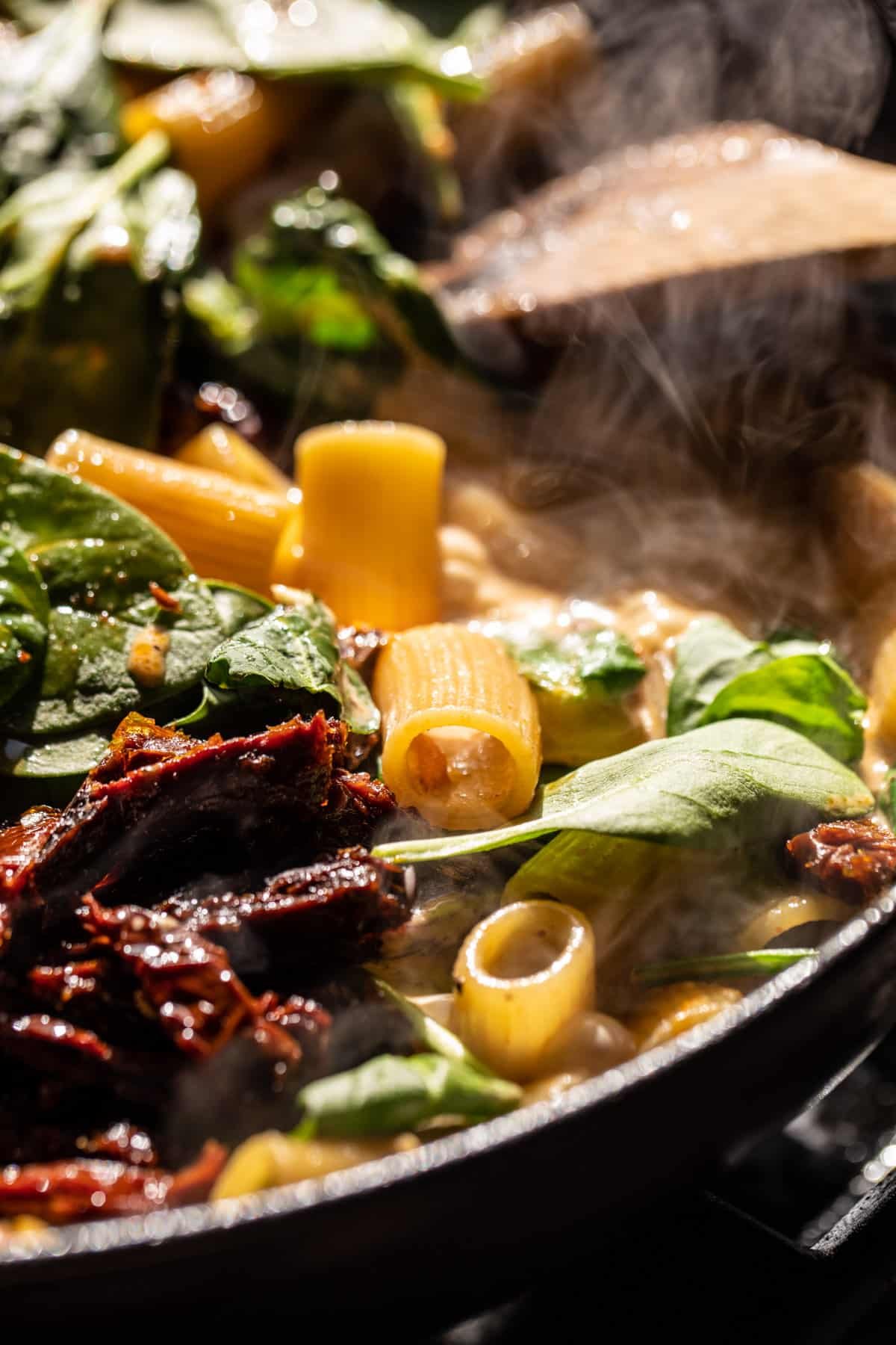 Spicy Tuscan Chicken Pasta| halfbakedharvest.com