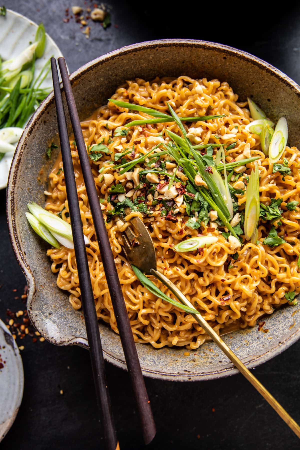 20 Minute Garlic Oil Schezwan Peanut Noodles | halfbakedharvest.com