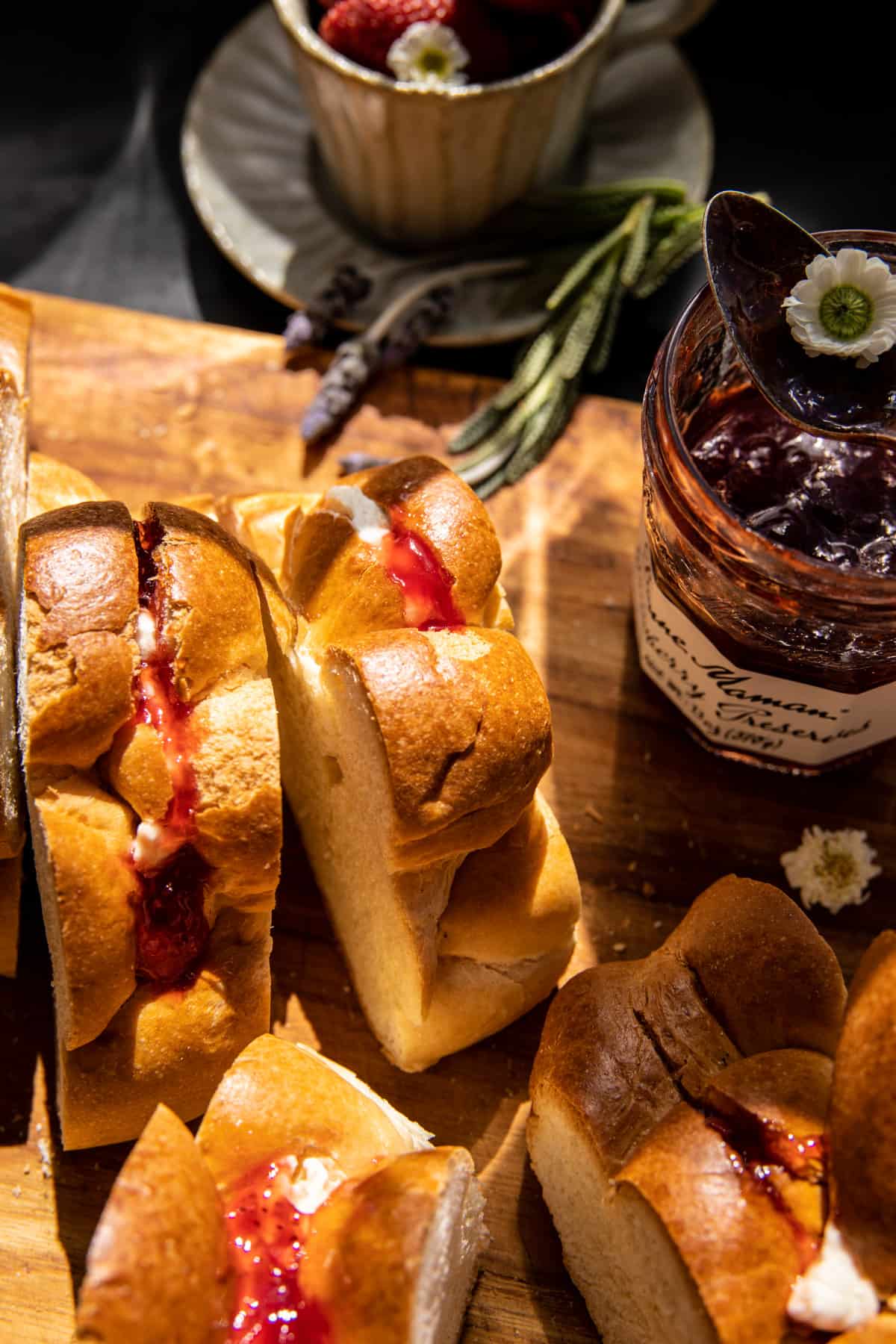 Baked Strawberry Cream Cheese Stuffed French Toast | halfbakedharvest.com 