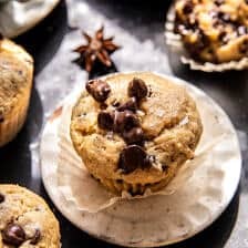 Bakery Style Chocolate Chip Muffins | halfbakedharvest.com