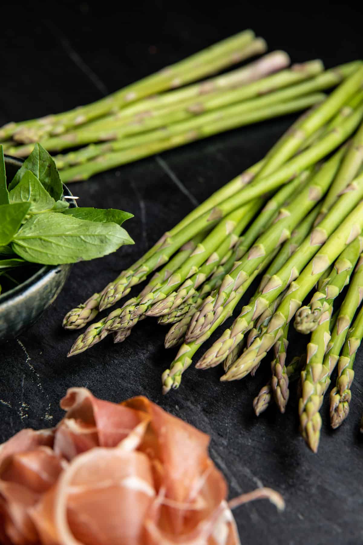 Basil Chicken Fettuccine Alfredo with Prosciutto | halfbakedharvest.com