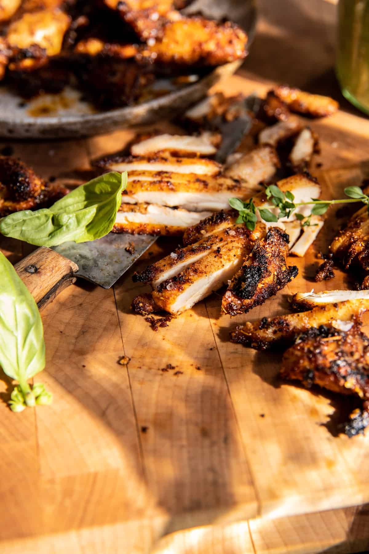 Black Pepper Chicken and Bacon Quesadillas with Avocado Basil Ranch | halfbakedharvest.com