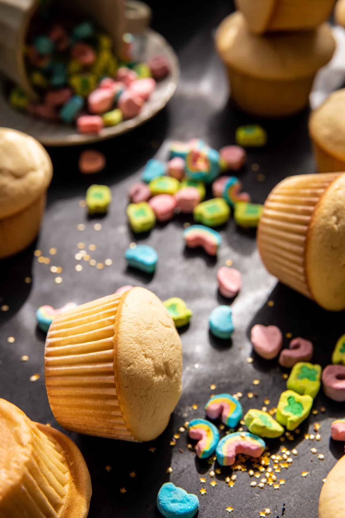 Lucky's Golden Ticket Cupcakes | halfbakedharvest.com