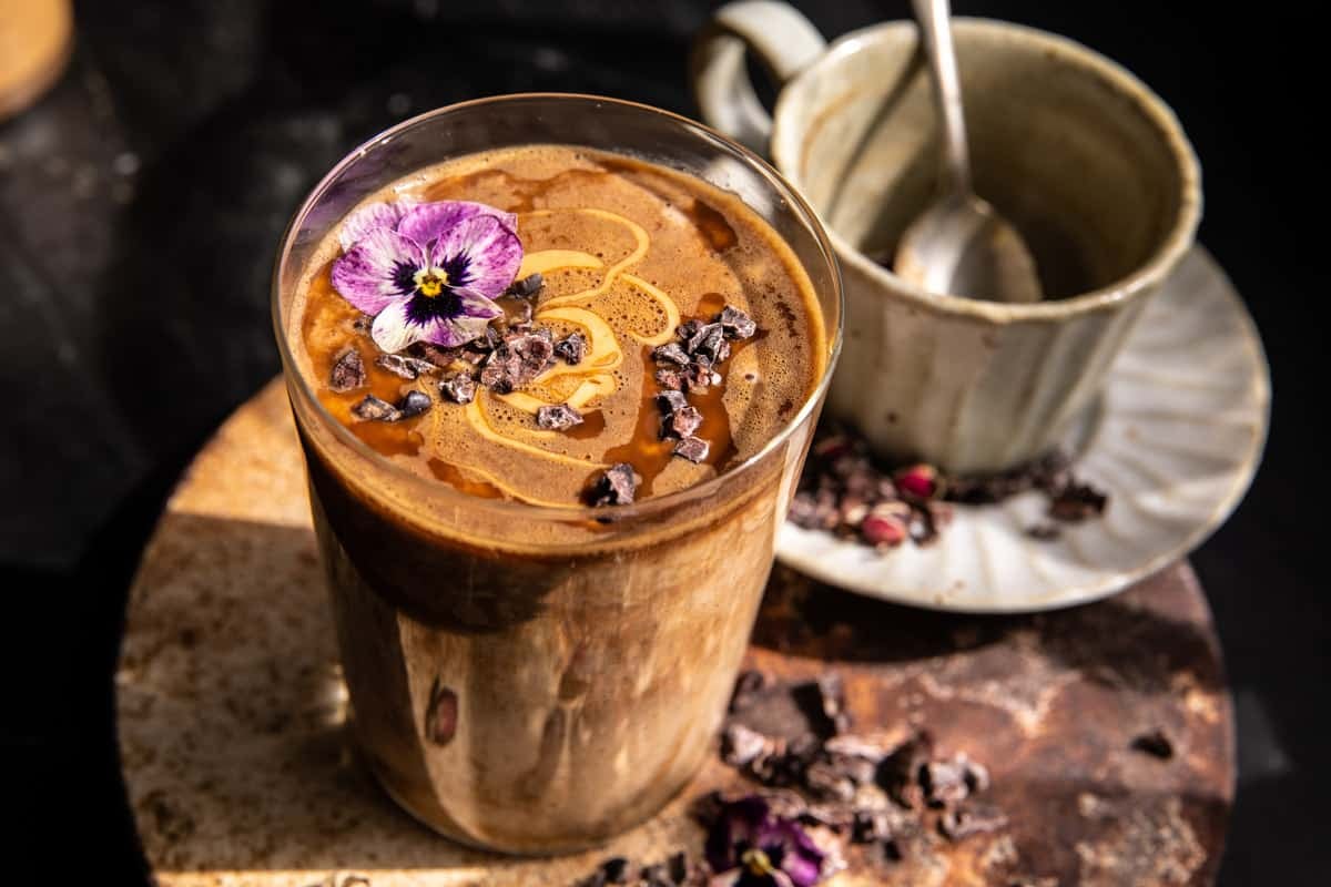 Peanut Butter Oatmeal Latte Shake | halfbakedharvest.com