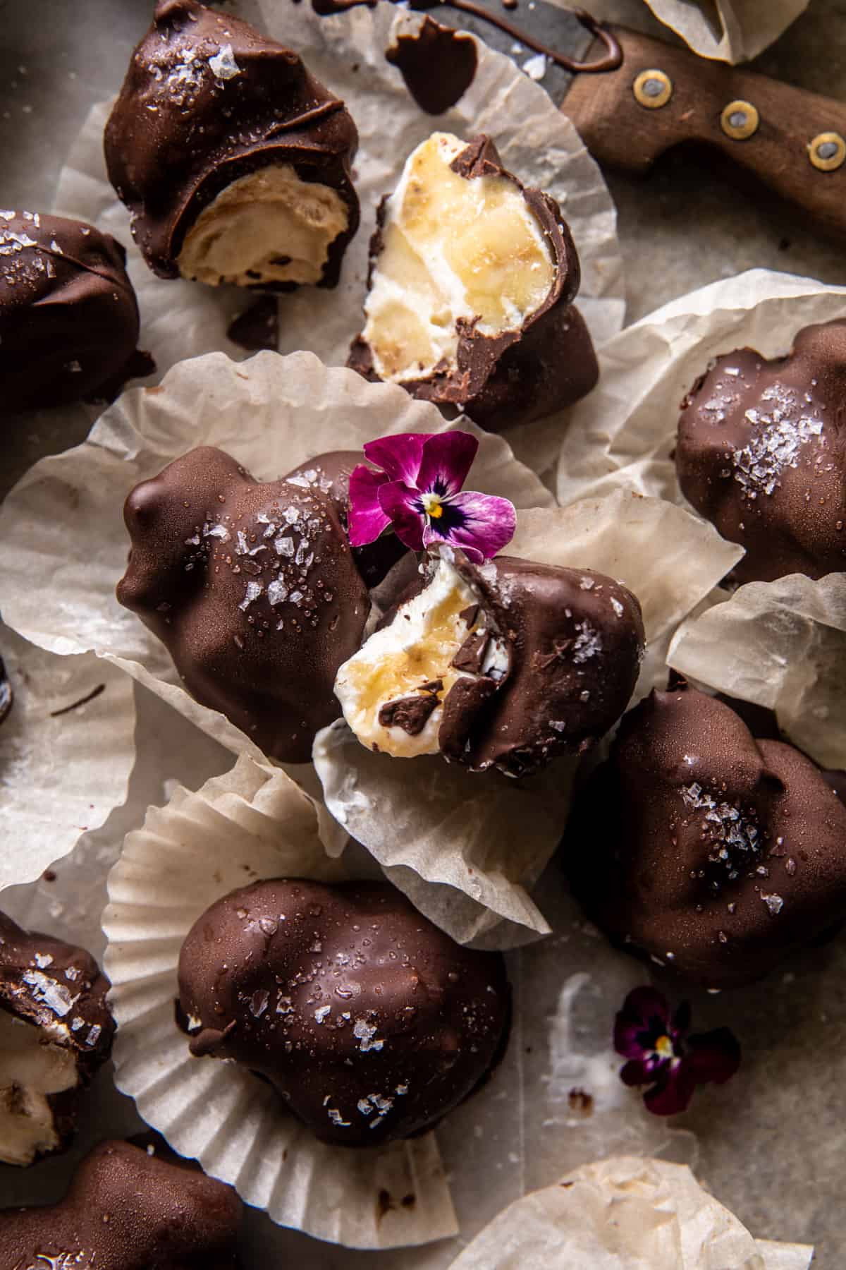 Frozen Chocolate Banana Yogurt Clusters | halfbakedharvest.com