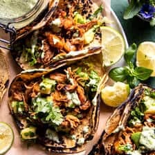 Hawaiian Chicken Tacos with Jalapeño Pineapple Salsa | halfbakedharvest.com