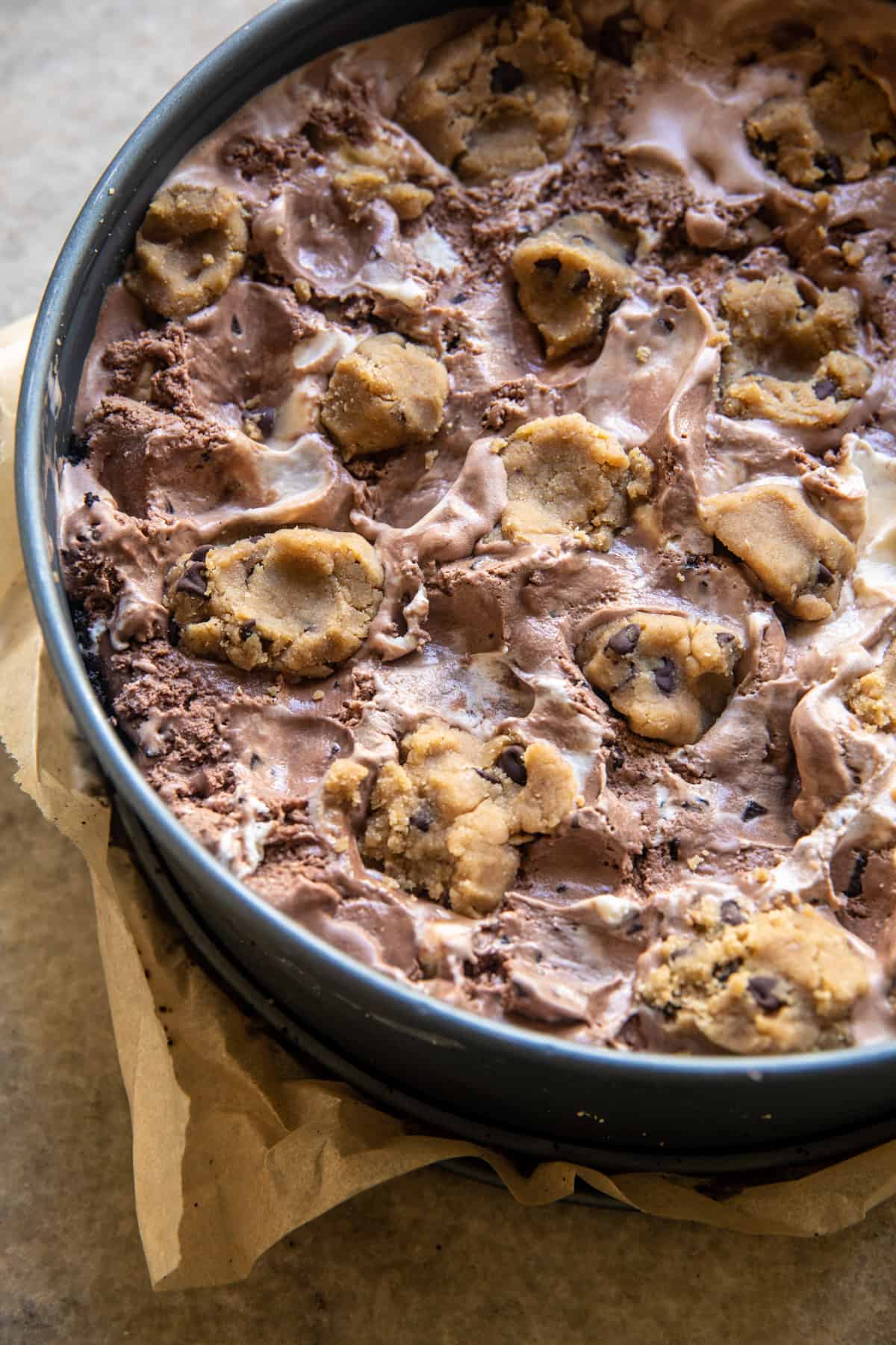 Cookie Dough Ice Cream Cake | halfbakedharvest.com
