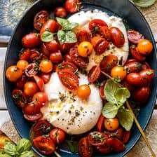 Marinated Cherry Tomatoes with Burrata | halfbakedharvest.com