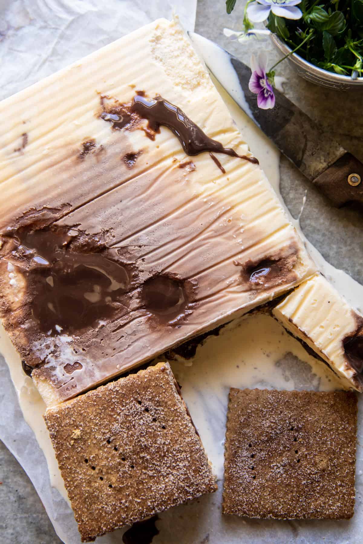 Toasted S'mores Ice Cream Sandwiches | halfbakedharvest.com