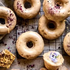 Zucchini Doughnuts with Cinnamon Maple Glaze | halfbakedharvest.com