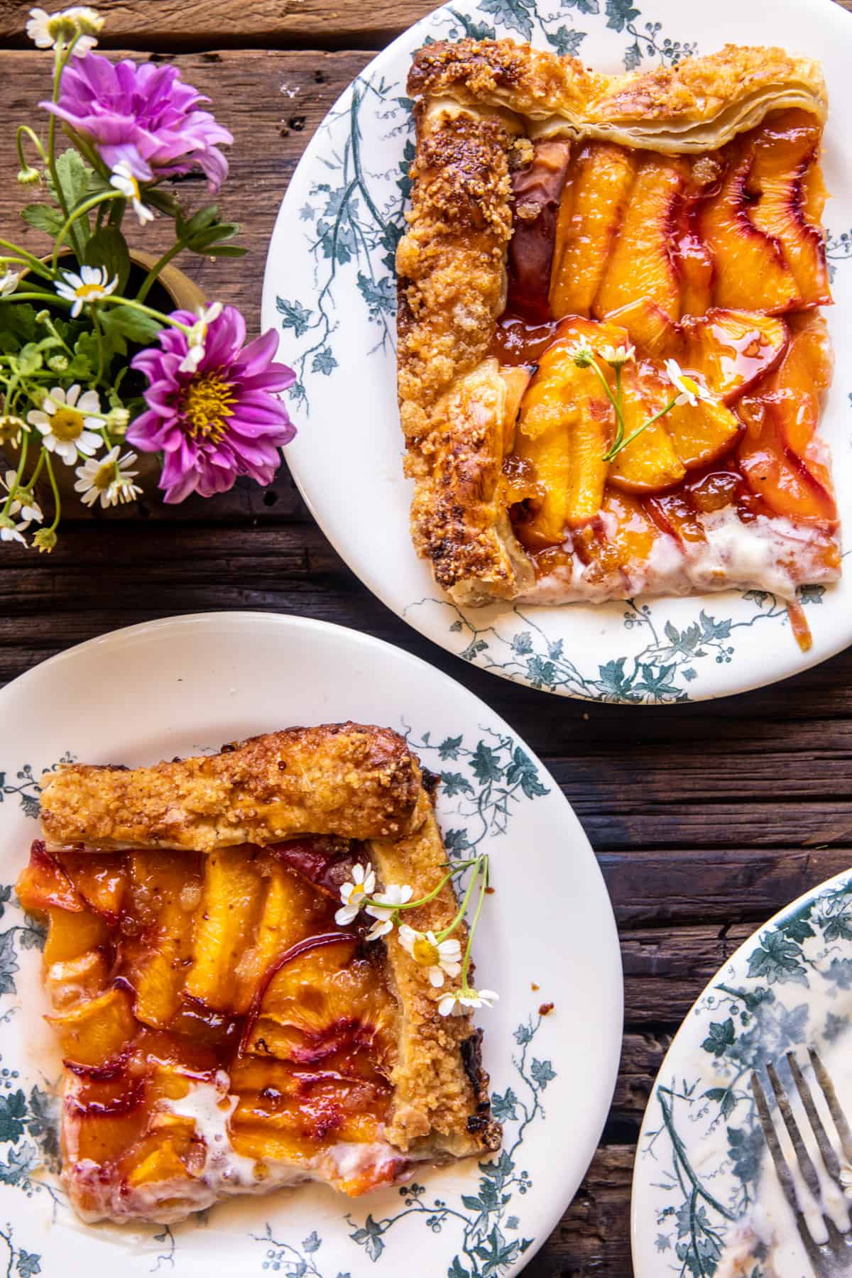 Easy Ginger Peach Galette | halfbakedharvest.com