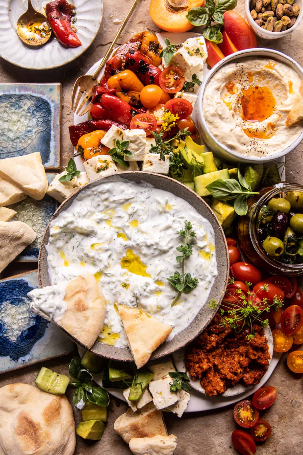 Easy Mediterranean Mezze Platter | halfbakedharvest.com