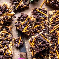 Oatmeal Cookie Magic Bars | halfbakedharvest.com