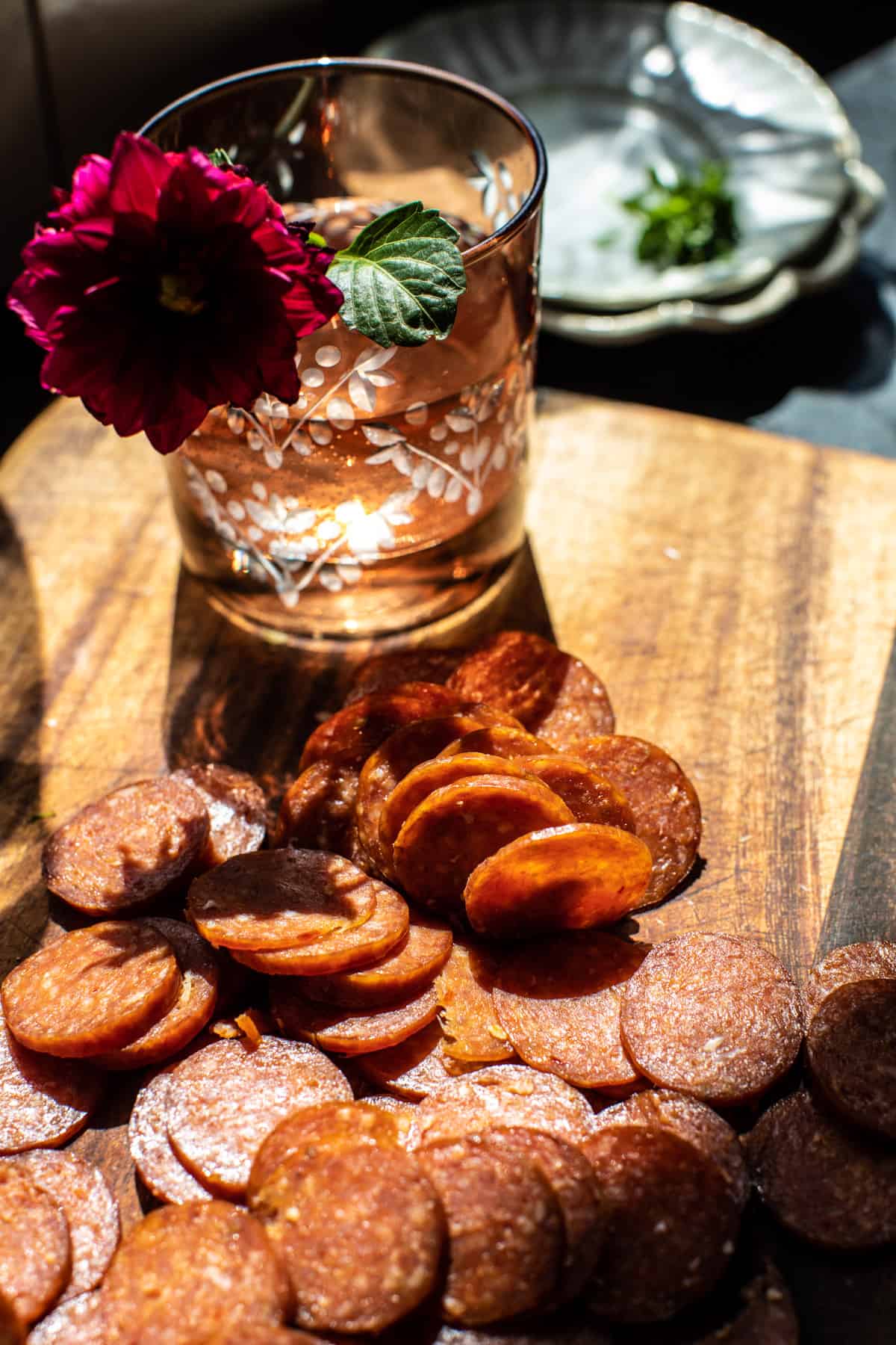 Tomato Burrata Pepperoni Pizza Dip | halfbakedharvest.com